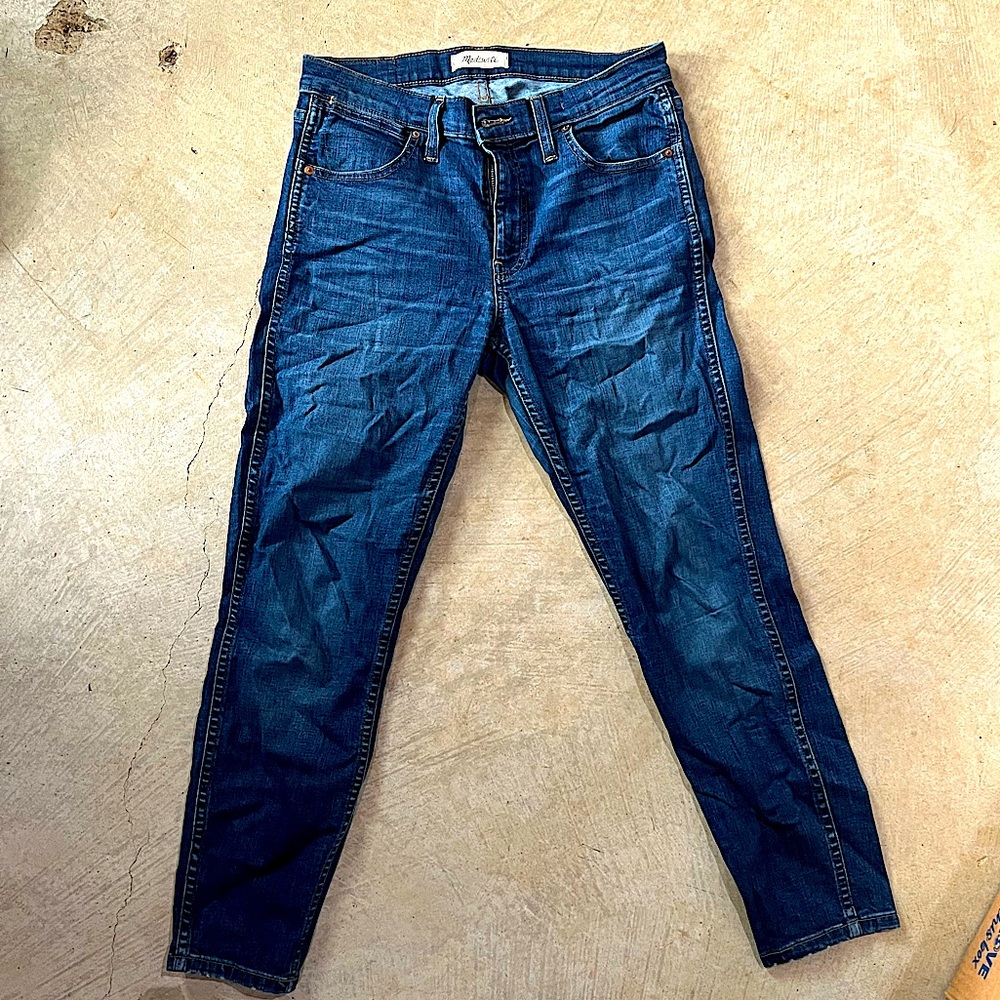 Madewell Skinny High Rise Crop Jean
